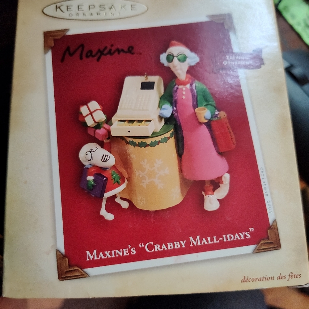 Hallmark Keepsake Ornament Maxine's Crabby Mall-Idays